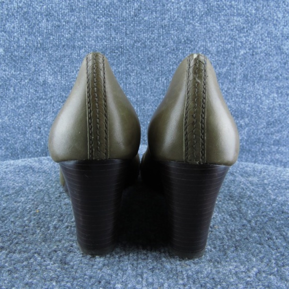 Nurture Women Wedge Pump Shoes‎ Size 9 Medium Professional Brown Leather - Picture 5 of 10